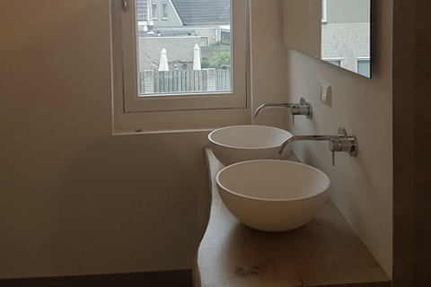 Nieuwe badkamer in Middelbeers